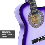 Karrera Childrens 34in Acoustic Guitar Kids - Purple CC34-PU