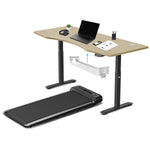 Lifespan Fitness WalkingPad M2 Treadmill with ErgoDesk Automatic Oak Standing Desk 1800mm + Cable V420-LFTM-WPADM2-H