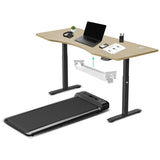 Lifespan Fitness WalkingPad M2 Treadmill with ErgoDesk Automatic Oak Standing Desk 1800mm + Cable V420-LFTM-WPADM2-H