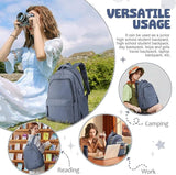 14-inch Laptop Backpack Waterproof Lightweight Daypack for School University, Dark Blue, Compatible V1188-MS-325-0796