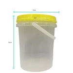 Bulk 10 x 1.2L Honey Bucket with Lid - 1.5Kg Clear Tamper Proof Plastic Tub V238-SUPDZ-40761488375888