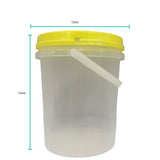 Bulk 10 x 1.2L Honey Bucket with Lid - 1.5Kg Clear Tamper Proof Plastic Tub V238-SUPDZ-40761488375888