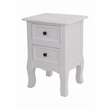 French Bedside Table Nightstand White Set of 2 V264-TAB-712C-WHE-2PC-1