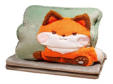 Travel Blanket and Pillow Set Multifunctional Plush Cute Animal Hand Warmer Blanket Pillow for V1294-YM0706-3117230223511