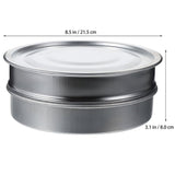 Stackable Stainless Steel Sprouting Tray for Growing Broccoli, Wheatgrass, Mung Beans - 20cm Garden V1192-AZ-W-29097