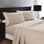 Deluxe Linen 1200TC Cotton Rich Sheet Set Linen King Single V442-KIT-SHEETS-1200TCCOTTONRICH-LINEN-KS