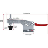 4 Pieces Knee Grip Clamp Tightening Hand Tool Holding Capacity About 90 Kg Quick Release Non Slip V1237-ZY-528-163
