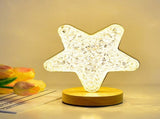 Table Lamp 3W Remote Control Warm Light Exquisite Look Timing Function USB Desk Lamp for Bedroom V1294-YM0901-3119240070212