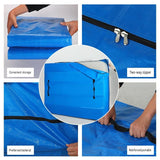 208*200*38cm Blue Heavy Duty PE Mattress Bag for Moving and Storage - Waterproof Mattress Cover with V888-ELOSUNG56147-2