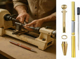 20 Pack Slimline Pen Kit-7mm Wood Turning Twist Pen Kits with Refills, Brass Hardware & 5 Finishes V1366-AZ2-W-14356