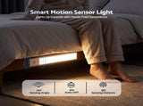 Artiss 4-Pack 25cm Motion Sensor Under Cabinet Lights, LED Closet Light with 5 Colors Dimmable MSL-25CM-5C-X4