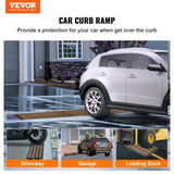 Curb 2 Pack, 6.5 cm Rise, Rubber Driveway Ramps, Heavy Duty 15 tons Weight Capacity Threshold V952-ZXDBLYPDGB2483DSGV0
