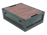 Foldable Camping Storage Box with Lids Versatile Stackable Movable Portable Camping Storage Bin with V1294-YM0901-3117240206314