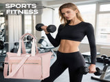 Travel Bag - Women's Travel Bag - Sports & Fitness Bag - Yoga Bag - Sports Bag - Carry-On Luggage V1265-260-PINK1