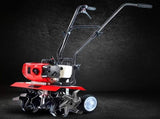 Giantz 65CC Tiller Rototiller Garden Cultivator 6 Blades Soil Power Rotary Hoe GTC-ET-6B-OG