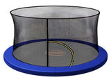Kahuna 16ft Trampoline Pad and Net - Blue KAH-PDNET-16-BU