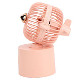 Innovative Airplane Shaped Desktop Mini Portable Fan USB Charging for Home Office UsePink V1294-YM0901-3113200062012