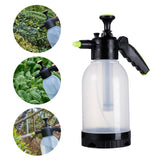 Multipurpose 2L Plastic Transparent Watering Can Sprinkling Pot Air Pressure Spray Pot for Indoor, V1294-YM0901-H34421