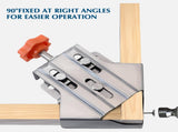 2pcs Stainless Steel Right Corner Clamp,90 Degree Right Angle Clamp for Woodworking,Right Angle Clip V1192-AZ-W-2879