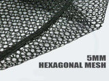 Telescopic Folding Fishing Landing Net - 92cm Aluminium Alloy Handle with 80cm Deep Triangular Mesh V888-ELOSUNG57551
