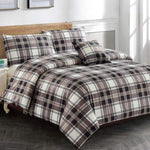 Georges Fine Linens Jaimee Quilt Cover Set Super King V442-MFL-QUILTCS-JAIMEE-BLACK-SK