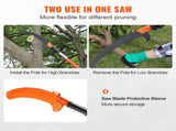 Manual Pole Saw, 2.24 m-8.24 m Extendable Tree Pruner, Sharp Steel Blade High Branches Trimming, V952-SDGZJBXZZK8M8DKWOV0