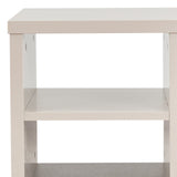 Lamp Table 3 Open Storage Cabinet MDF in Champagne Colour V43-LT-MAXL