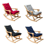 Suede Sun Lounger Chair Cushions Non Slip Rocking Chair Cushion Garden Recliner Quilted Thick Padded V1294-YM0717-10192563