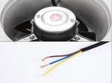 42W 220V Wall Mounted Exhaust Fan Low Noise Home Bathroom Kitchen Garage Air Vent Ventilation V1294-YM0901-JY04920