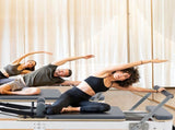 Folding Pilates Reformer Machine Home Workout Bed for Full Body Fitness Training V63-954181