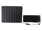 Solar Exhaust Fan Kit 12V 20W Solar Panel Fan with Switch Control for Outdoor Chicken Coop V1294-YM0901-3111250015711