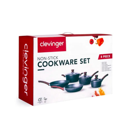 Clevinger 8 Piece Non-Stick Cookware Set V915-CV0254