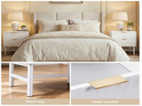 Artiss 2X Bedside Table White Nightstand 2 Drawers FUR-S-BS-03-WHX2