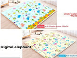 double-sided cartoon folding 2cm living room game odor-free children play V1102-115-54649-SPR-160-180CM