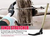 Heavy Duty Fence Wire Tensioner with Ergonomic Long Handle for Farm Ranch Orchard Agricultural Fence V1341-ZY-CC62X9ER-BLACK