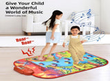 2-Pack Kids Multifunctional Electronic Dance - Unicorn & Purple Ornament Theme Play V888-ELOSUNG39963