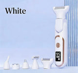 WHITE Women's Whole Body Electric Hair Removal Device, Painless Hair Removal, Type-C Fast Charging V1232-NSTMJ002