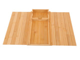 Wooden Sofa Arm Tray with Detachable Cup Holder Non Slip Foldable Couch Armrest Table for Drinks V1294-YM0901-3116250017811