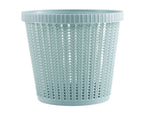 Pulling Bag Trash Can Imitation Rattan Round Plastic Garbage Bin Home Coverless Trash Storage Basket V1294-YM0716-3117220138912