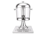 5-Star Chef 8L Beverage Juice Dispenser Tap Ice Tube Single Drip Tray JD-8L-SS