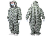 Double Zippers One Piece Bee Suit Beekeeping Protective Clothes with for Beekeeper V1294-YM0901-3111200086812