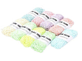 9PCS Glow in The Dark Yarn 2mm Dual Color Glowing Crochet Thread for Knitting Scarf Shawl Hat V1294-YM0901-3117250232311