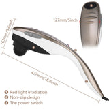 Full Body Handheld Massager Machine Champagne - 6 Massage Heads Neck Shoulder V238-SUPDZ-42796897734