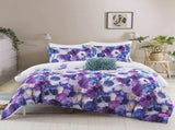 Violet Fiore Leaf Mirage Quilt / Doona / Duvet Cover set V745-AQ042888Q3