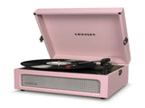 Crosley Voyager Bluetooth Portable Turntable - Amethyst Bundled Crosley Record Storage Display V398-CR8017BSS-AM4