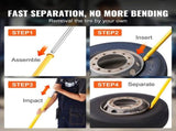 Tire Bead Breaker Slide Hammer, 117.5 cm Length Tire Slide Hammer, Heavy Duty Steel Tire Changing V952-HCSTQPSJHSTTSOYX5V0