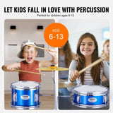 VEVOR Kids Drum Set, 3-Piece, 355.6 mm Beginner Drum Set with Adjustable Throne Cymbal Pedal Two V952-SJTJZGSGZ14LBTYZAV0