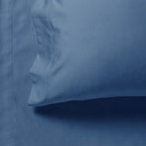 1000TC Queen Size Bed Soft Flat & Fitted Sheet Set Greyish Blue V493-AQS-18