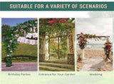 Stereoscopic Metal Garden Arch Arbor Wedding Pergola Trellis V178-66753