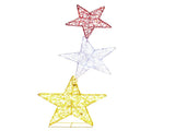 Christabelle 120cm Triple Star Christmas Display with Lights 112_MHA515